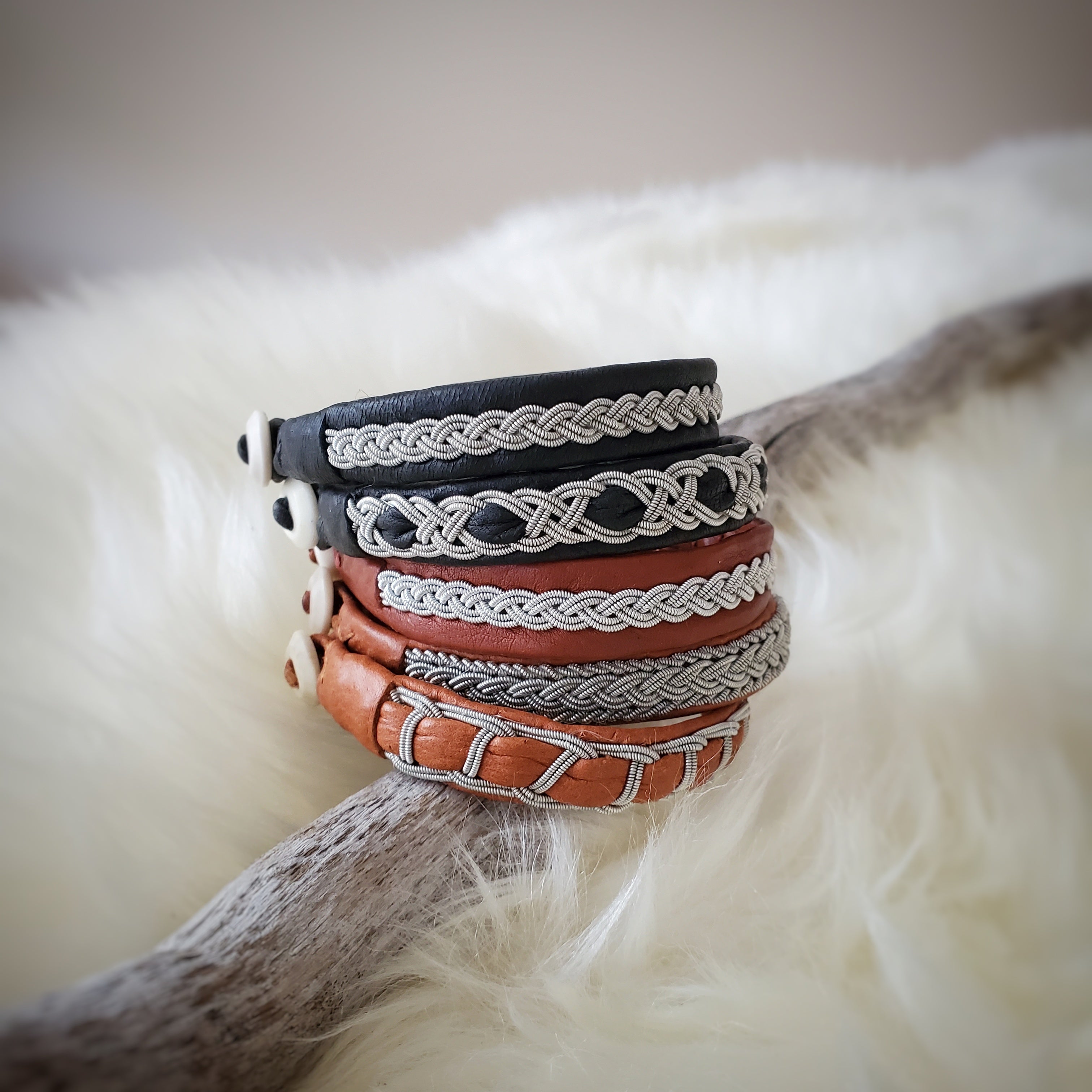 Leather on sale friendship bracelets