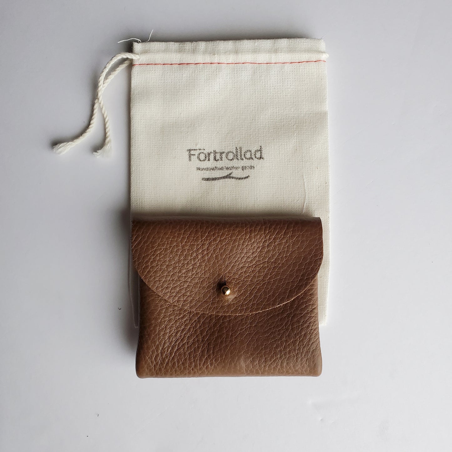Yggdrasil wallet 2 pockets - brown