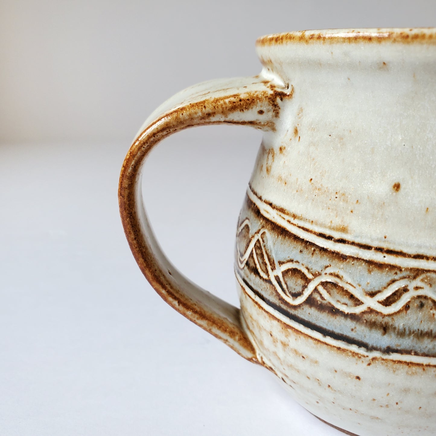 Creamer & sugar pot set - handmade