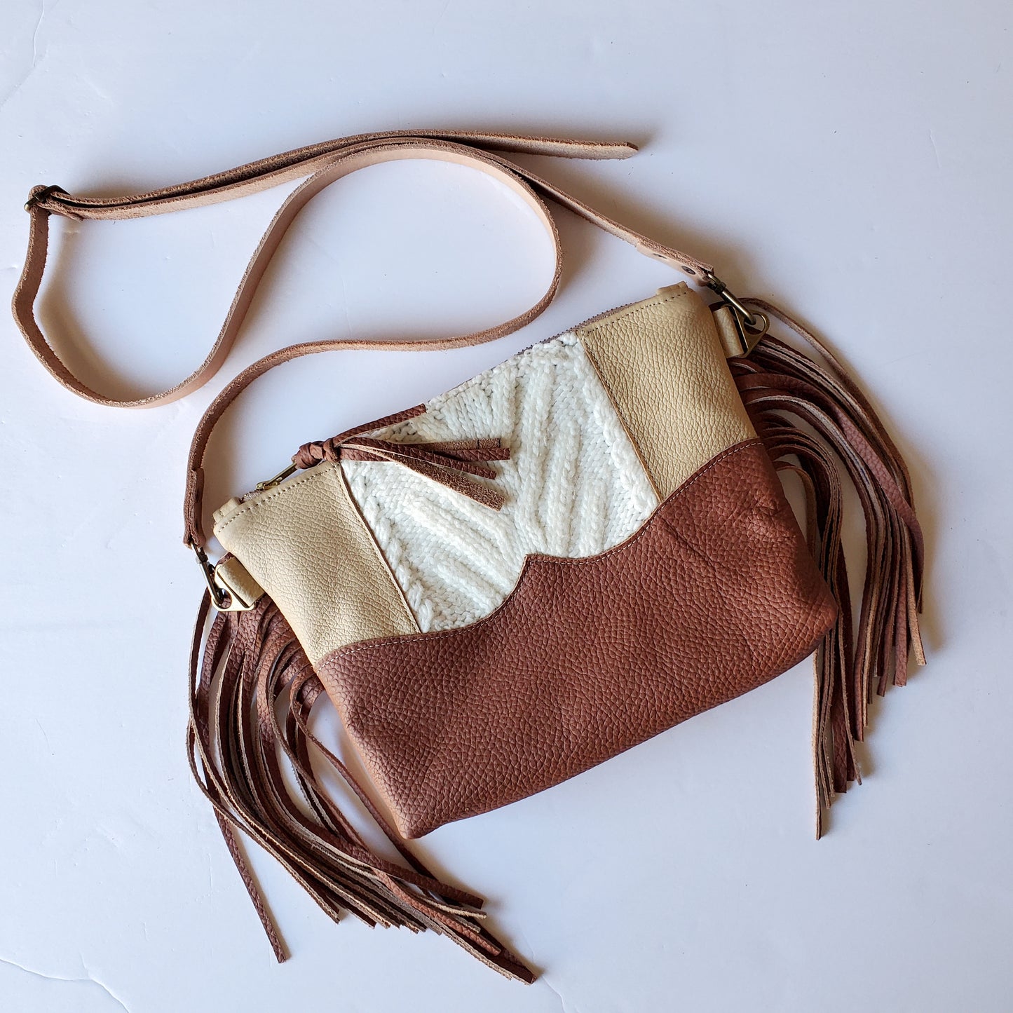 Sigyn fringe leather bag