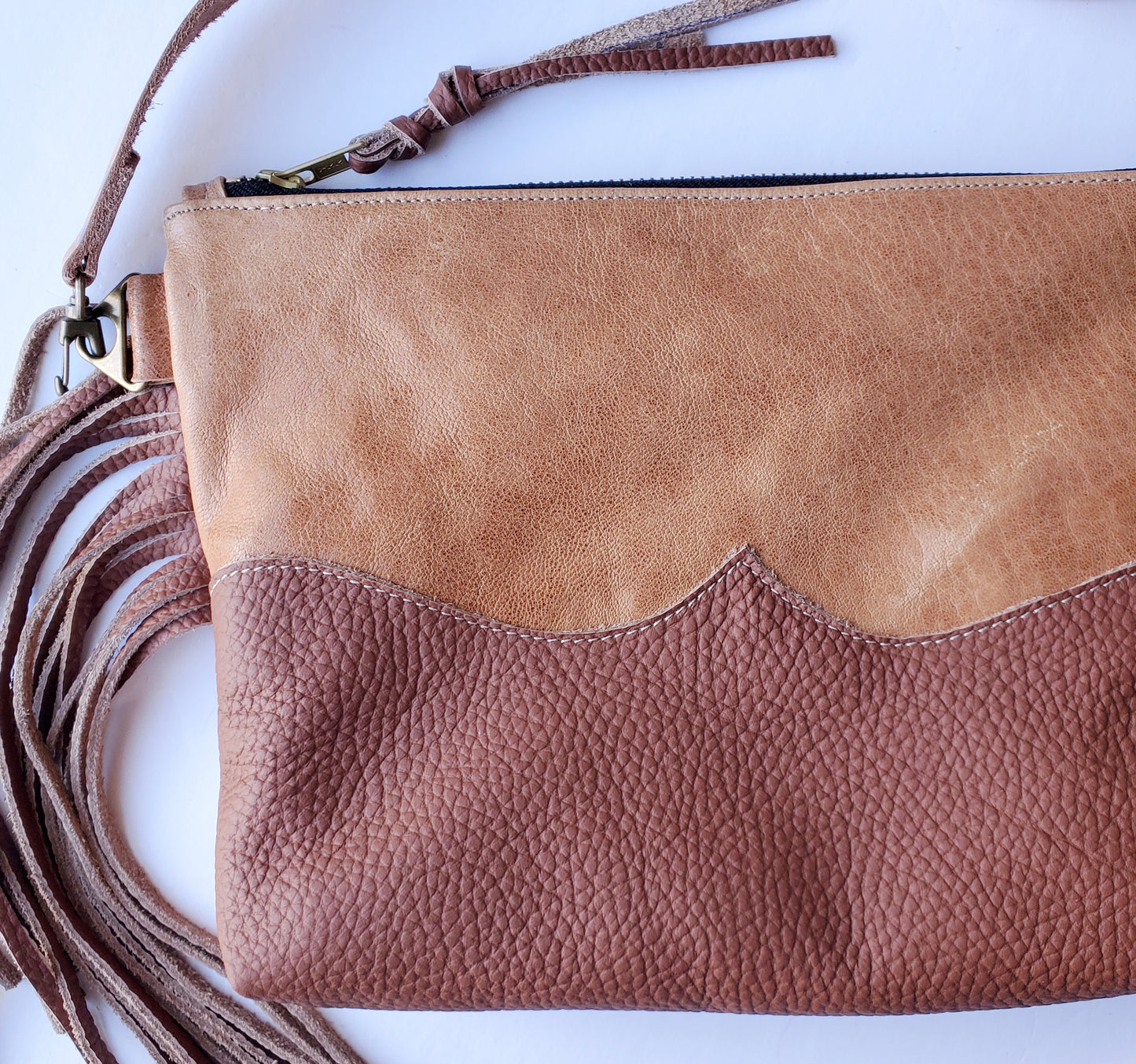 Sigyn fringe leather bag