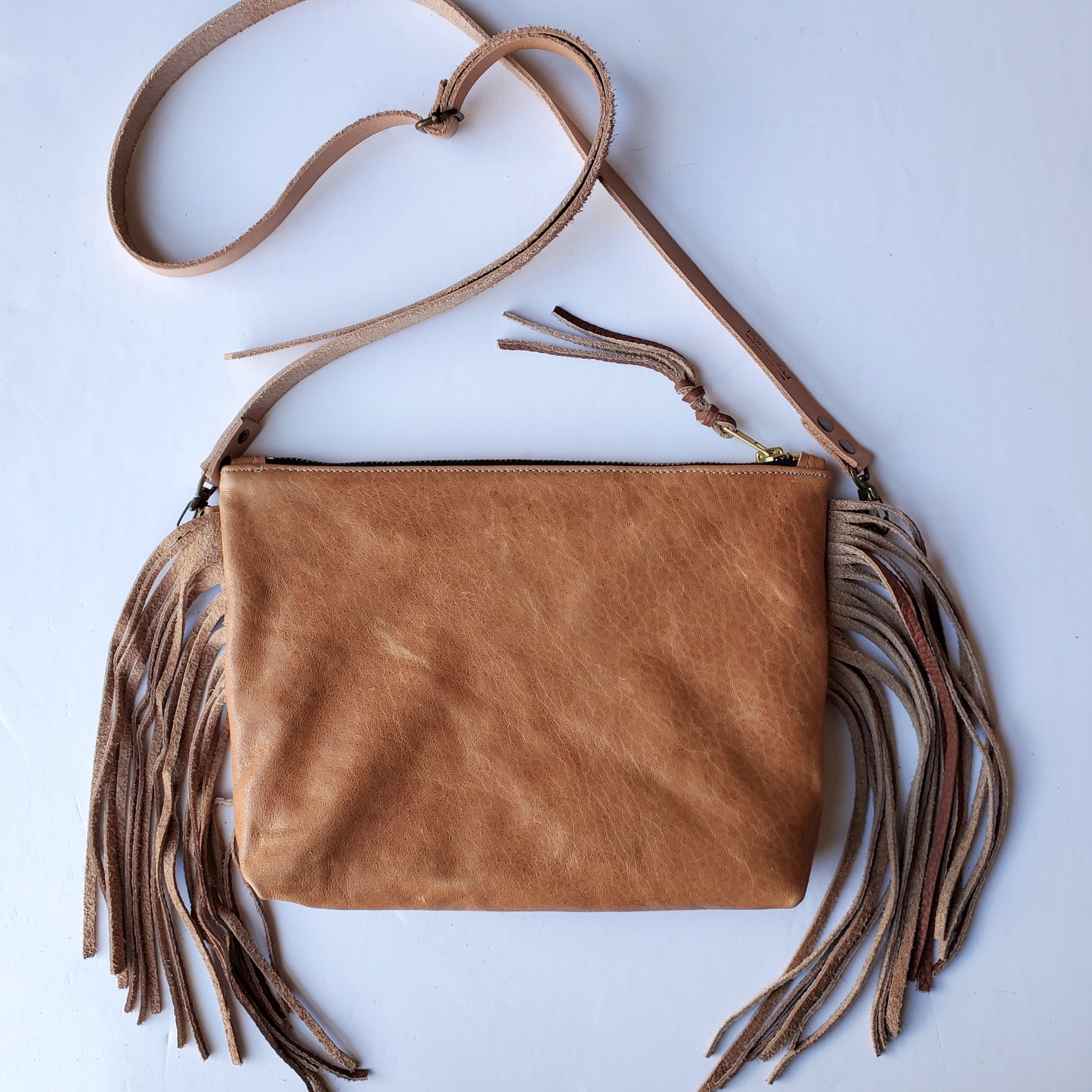 Sigyn fringe leather bag