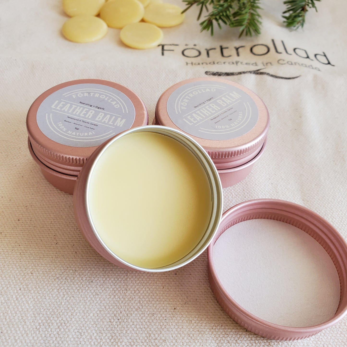 Förtrollad leather balm 100% natural