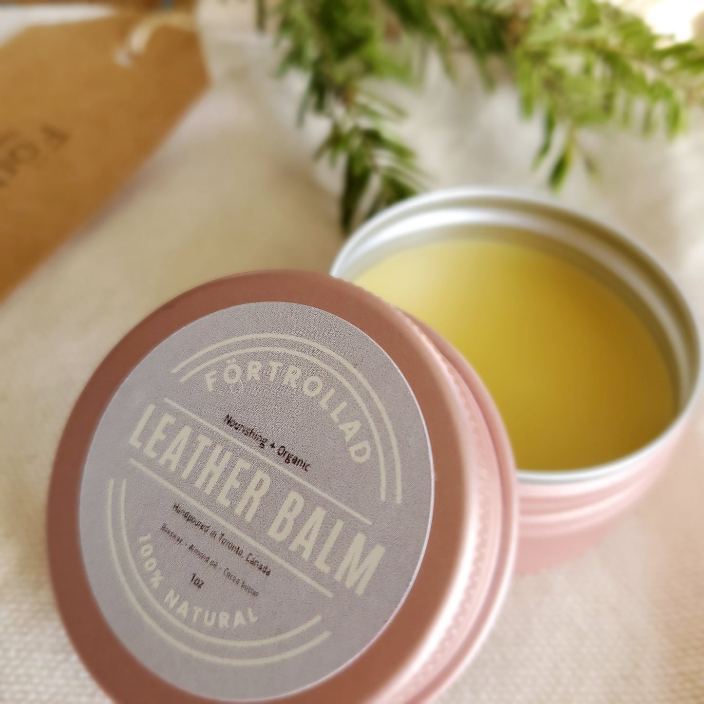 Förtrollad leather balm 100% natural