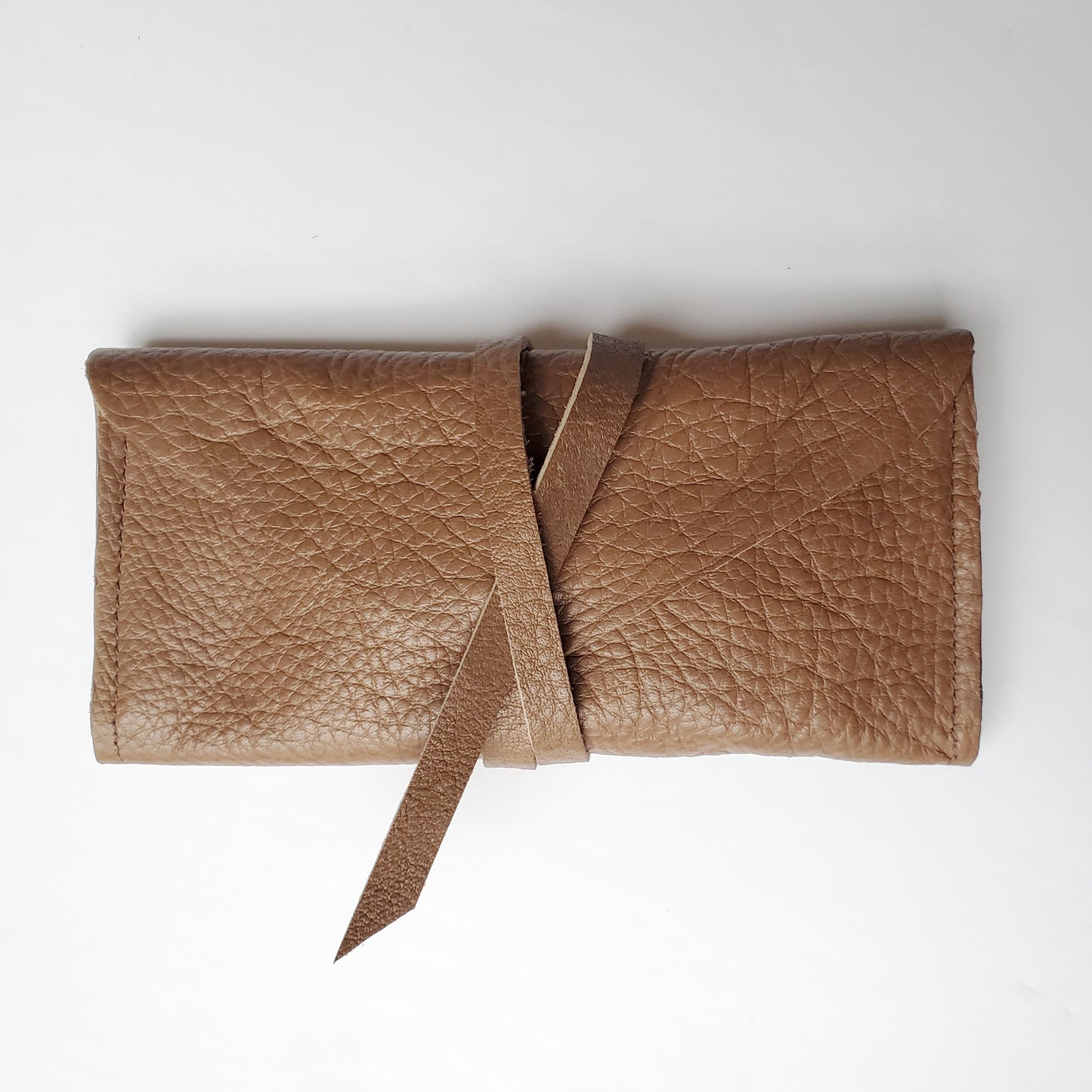 Saga mini clutch/case - upcycled leather