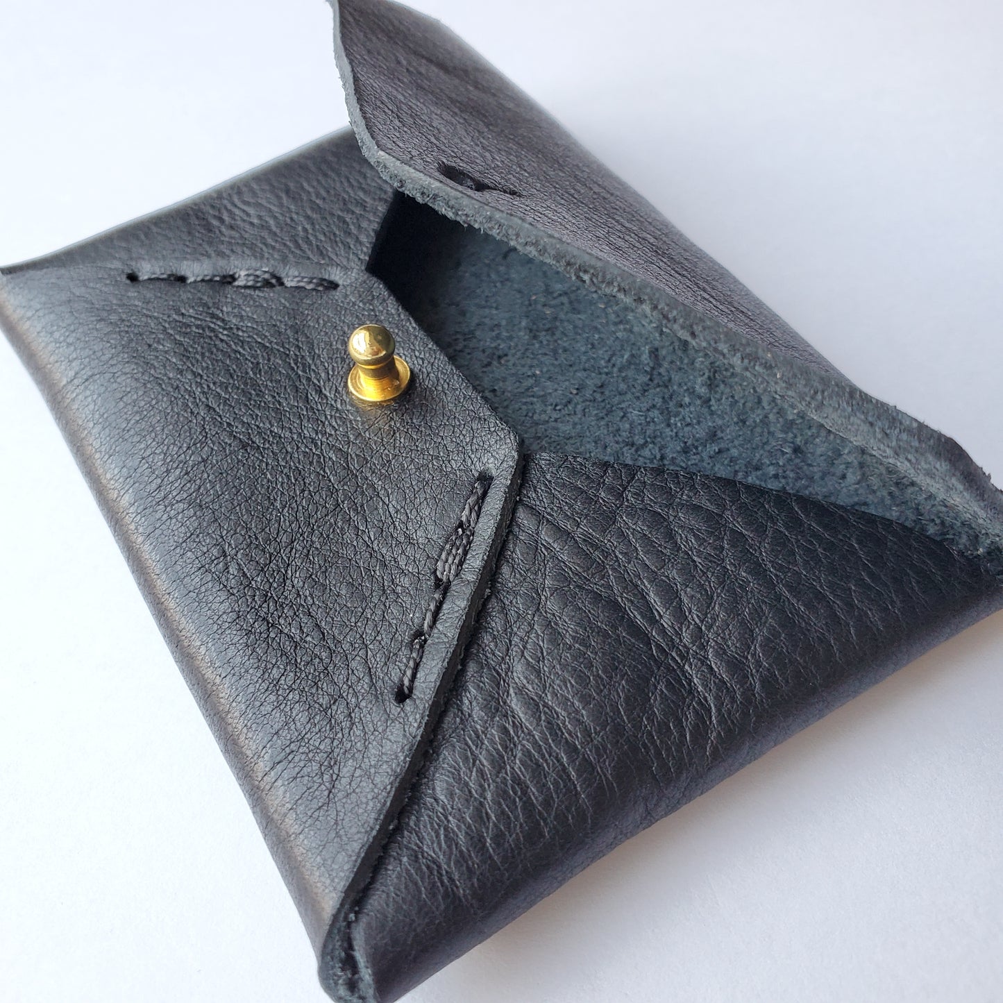 Idun goddess card case - repurposed leather