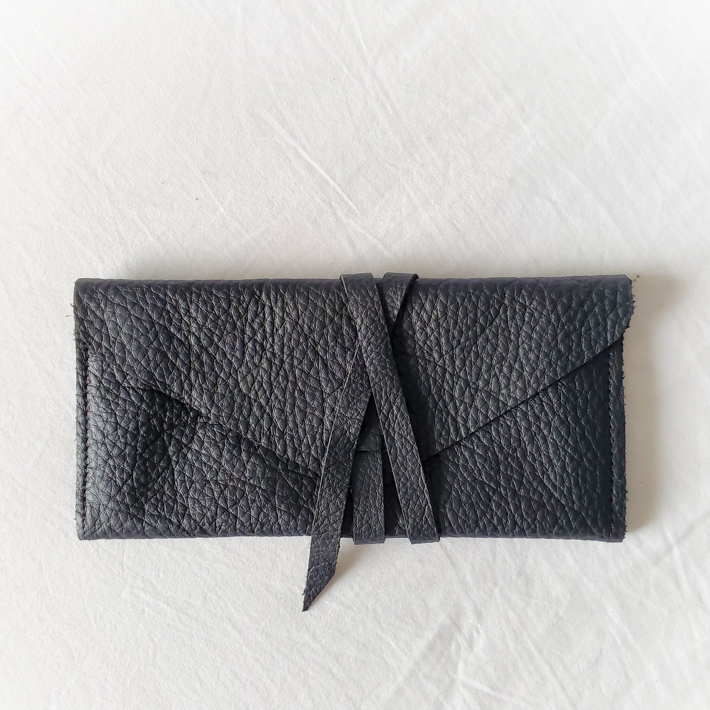 Saga mini clutch/case - upcycled leather