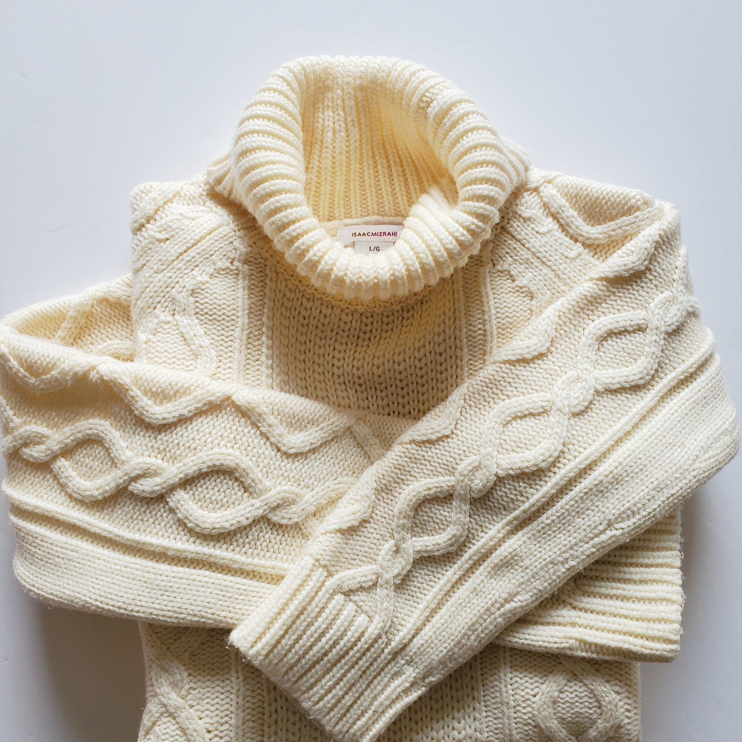 Classic cable knit sweater
