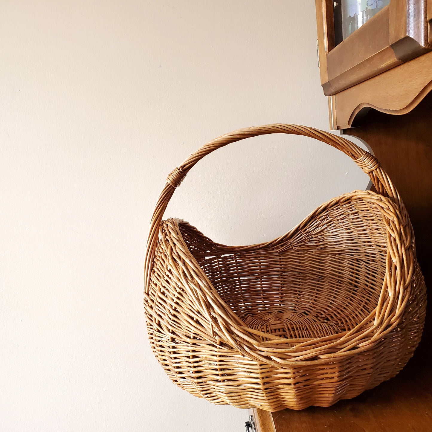 Vintage willow basket