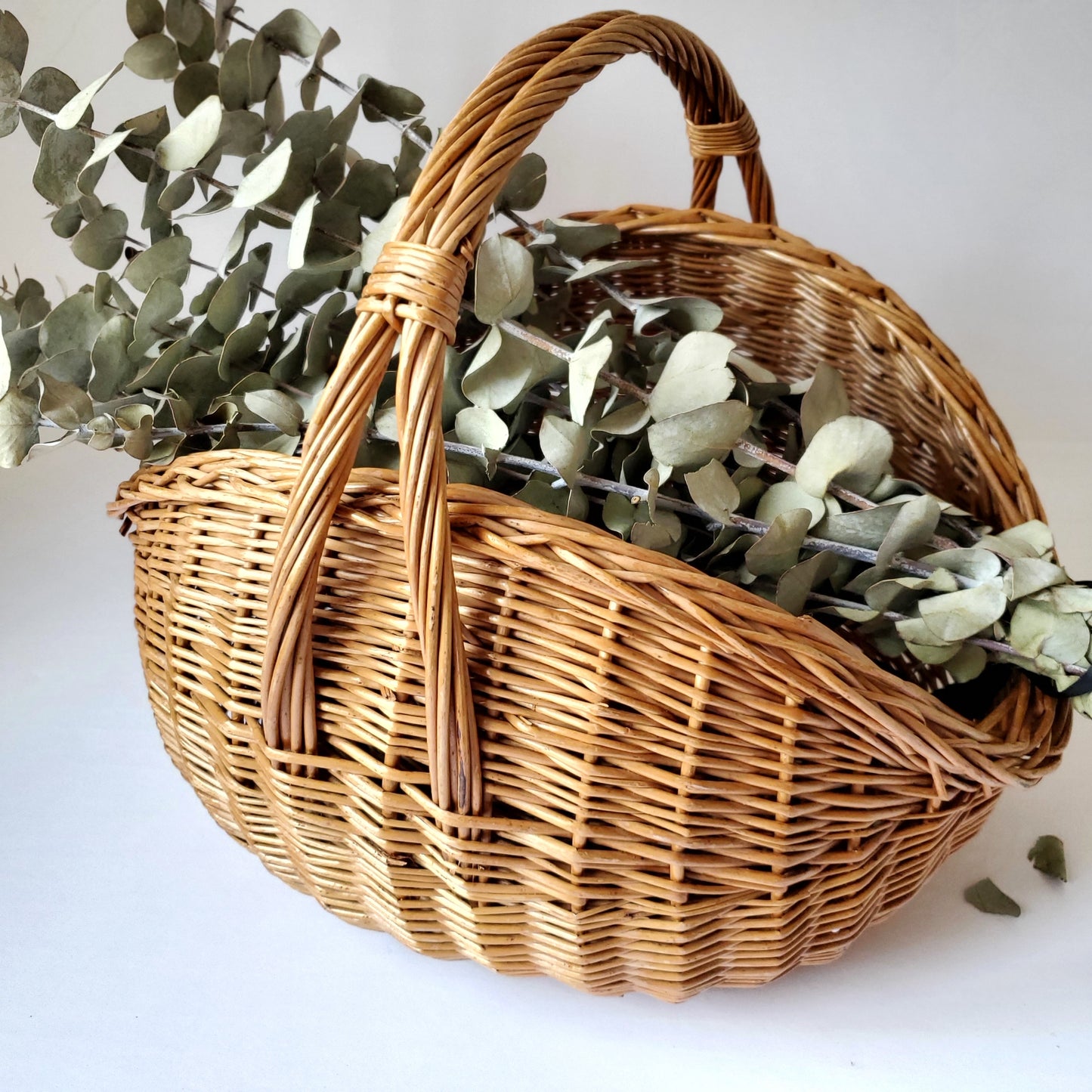 Vintage willow basket