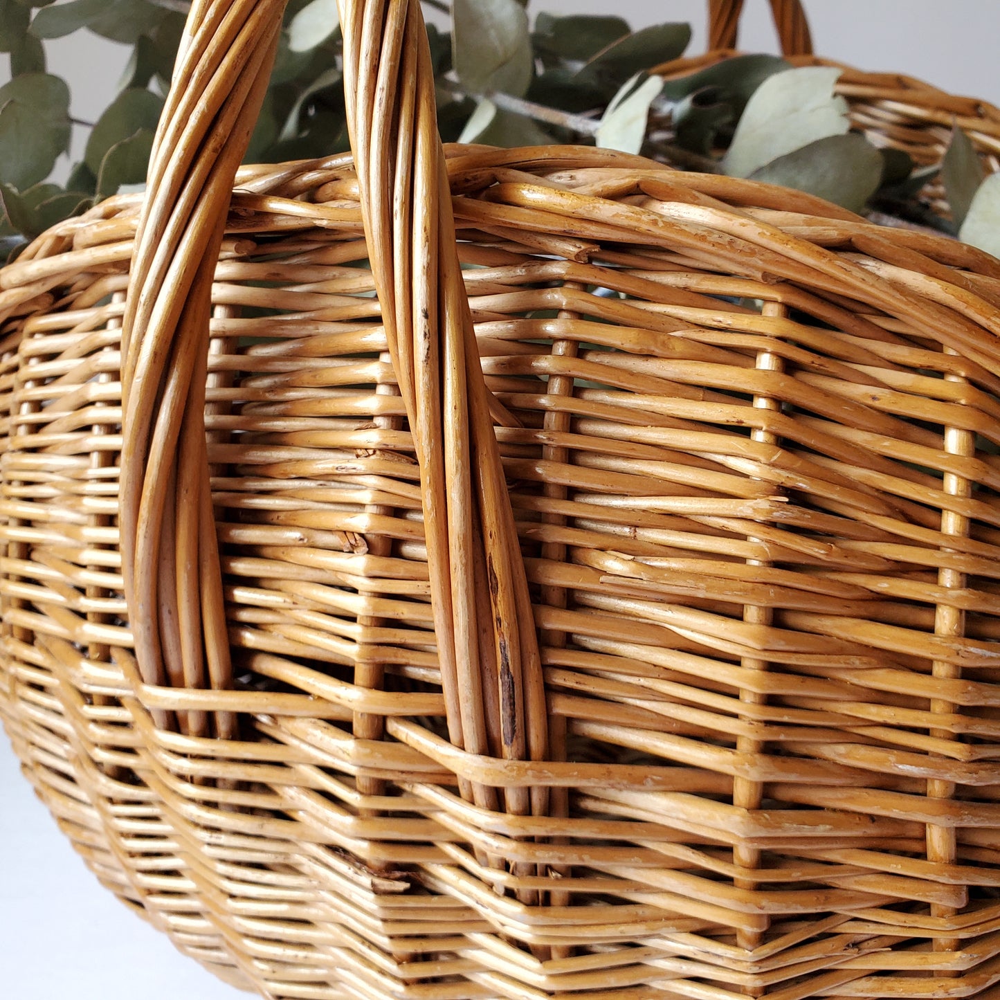 Vintage willow basket