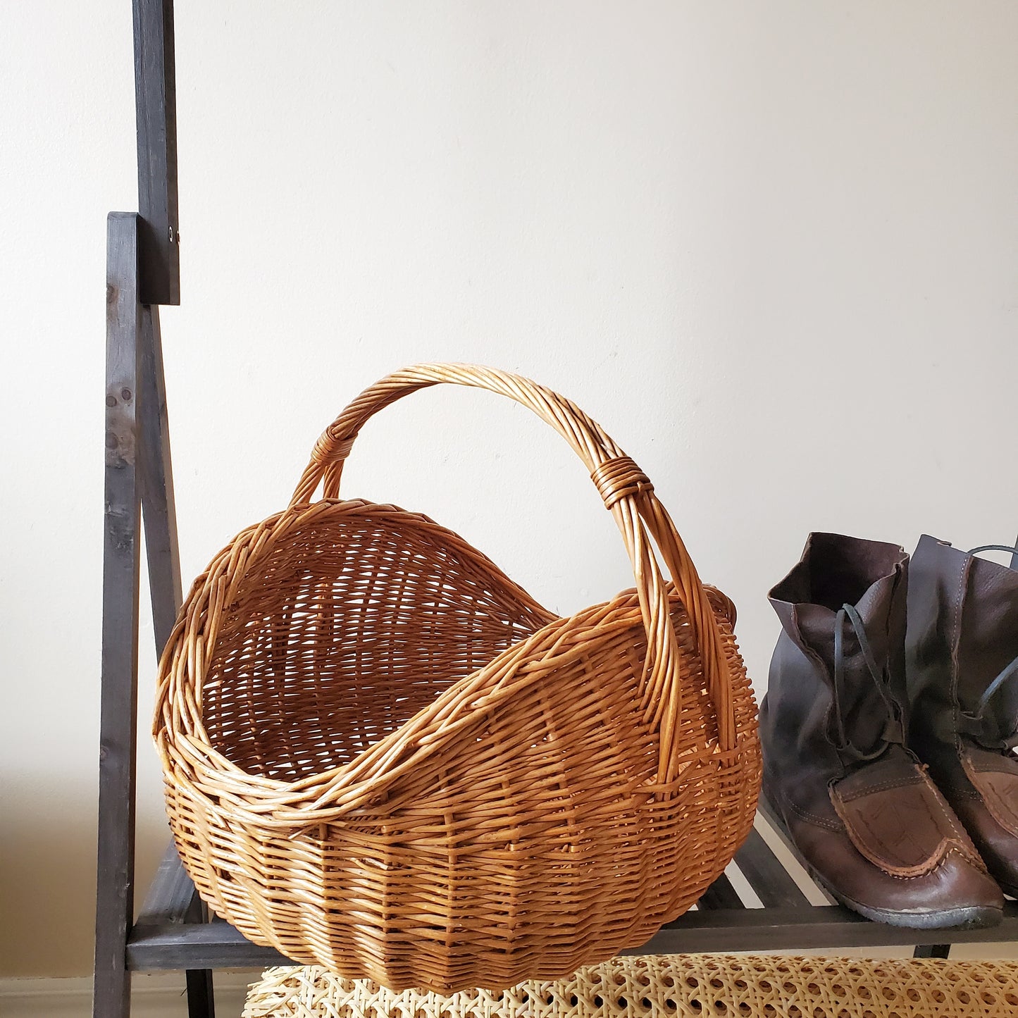 Vintage willow basket