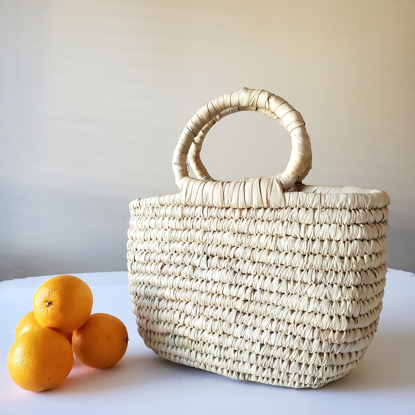 Egyptian papyrus straw bag