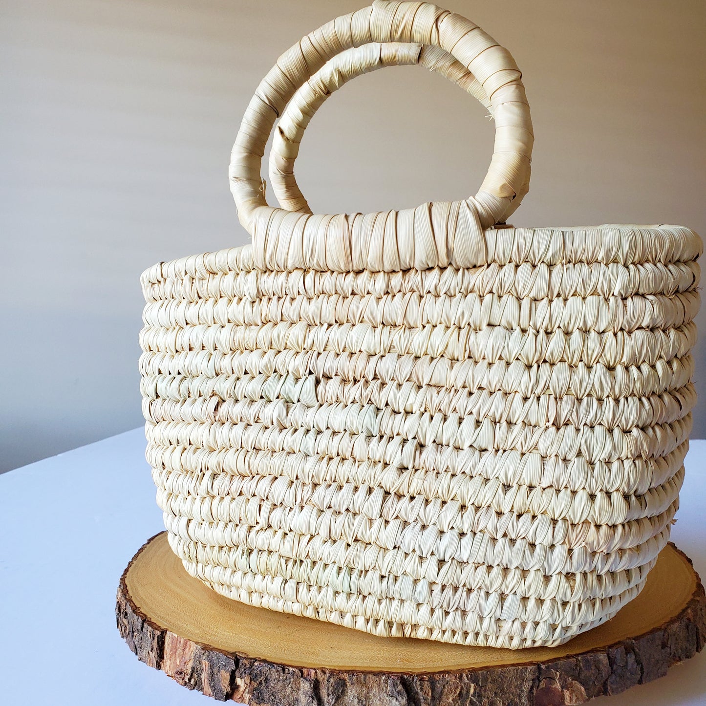 Egyptian papyrus straw bag