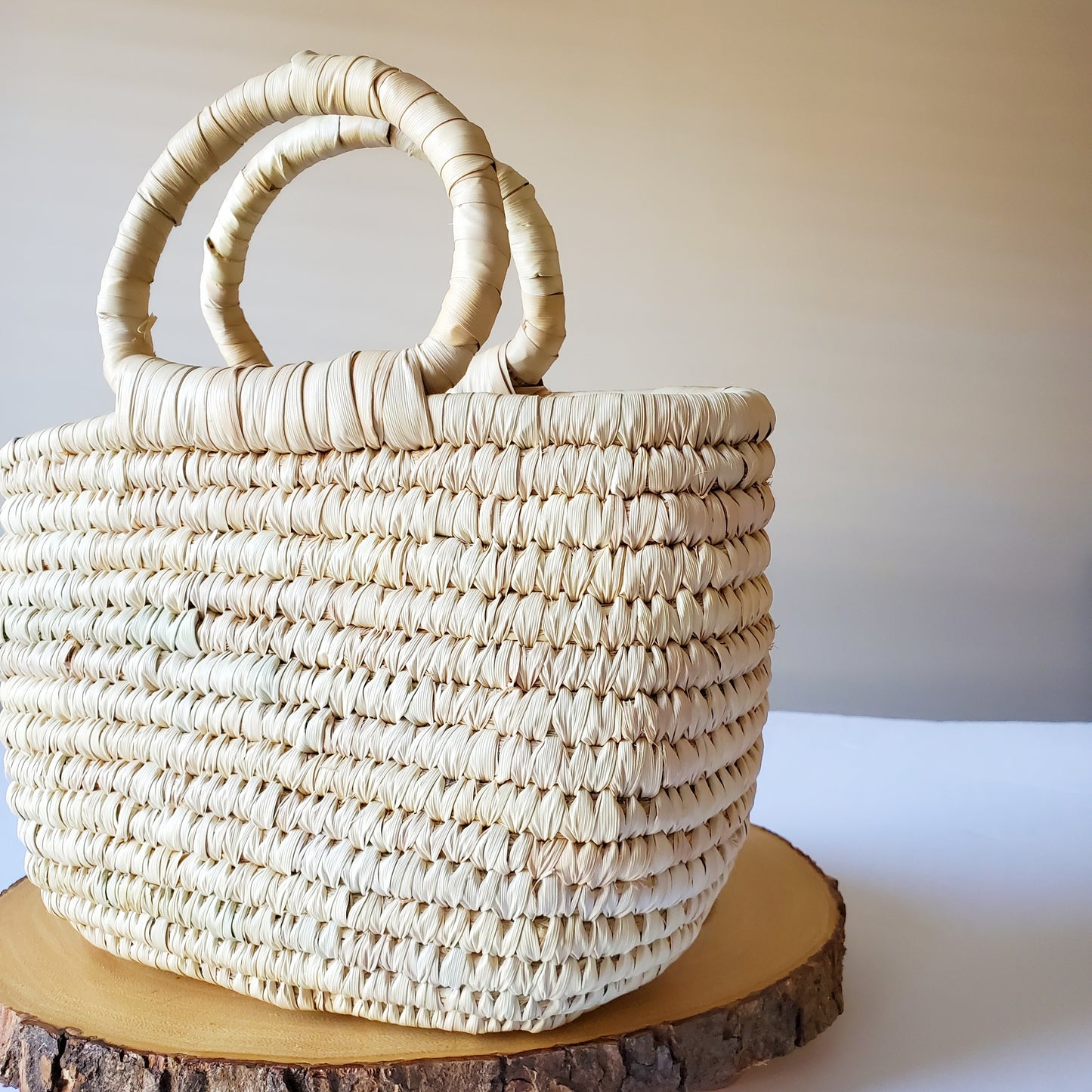 Egyptian papyrus straw bag