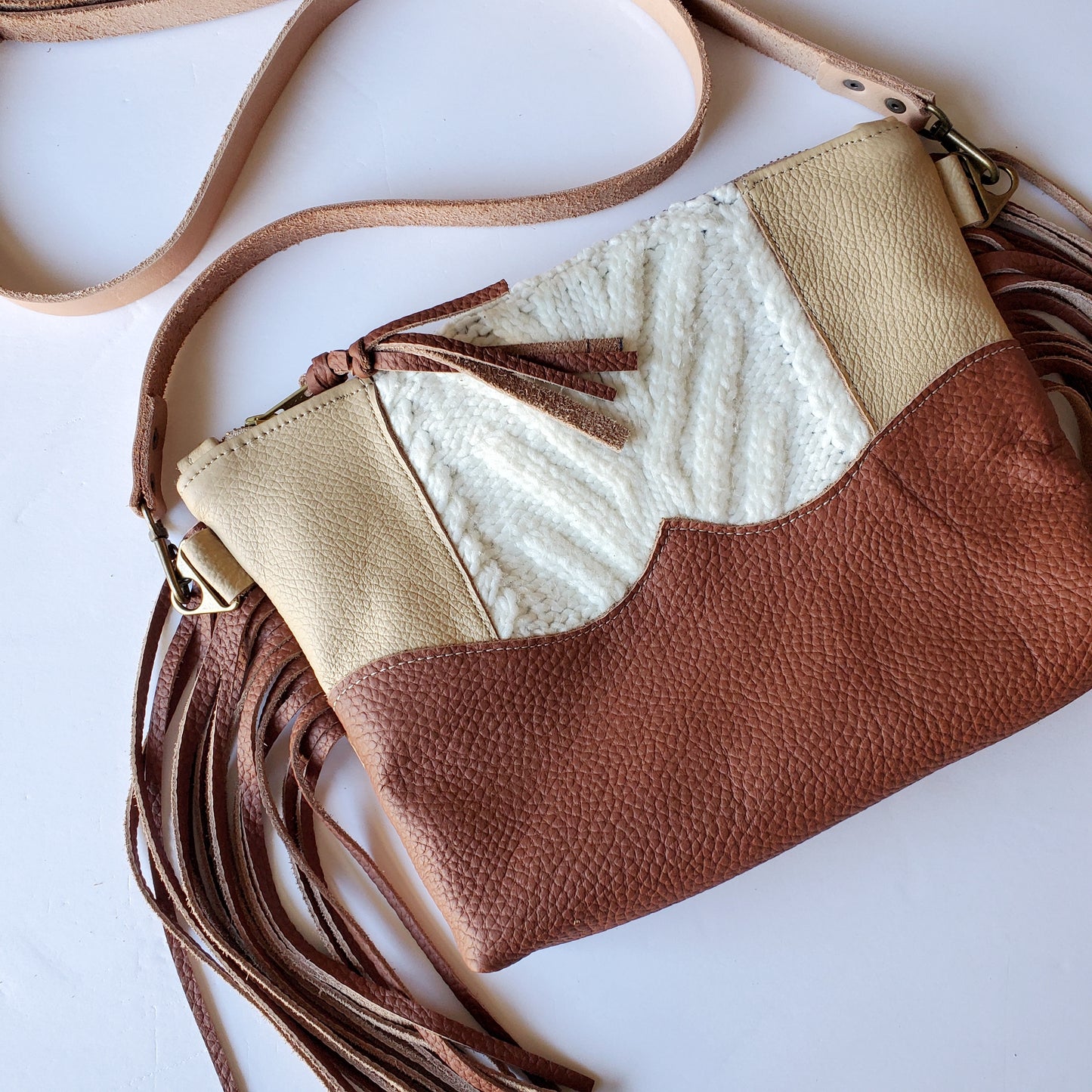 Sigyn fringe leather bag