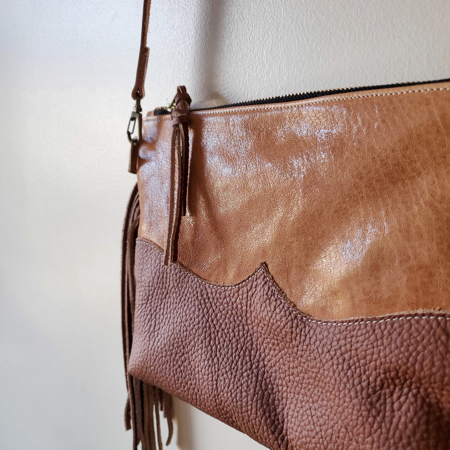 Sigyn fringe leather bag